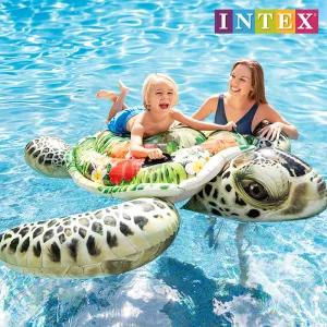 인텍스 거북이 라이드온 튜브 57555 물놀이튜브 물놀이용품 바캉스 유아동 성인