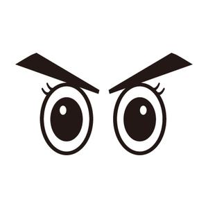 왕눈이 반사 스티커 화물차 대형차 후방 눈동자 스티커