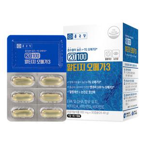 종근당 20100 알티지 오메가3 1박스