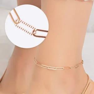 [엘렌쥬얼리]14K/18K 하프 니모 클립 체인 금 발찌