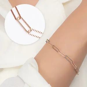 [엘렌쥬얼리]14K/18K 니모 클립 체인 금 팔찌