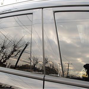 스포티지R B필러 미러플레이트(4p) / 기둥몰딩 고광택 블랙몰딩