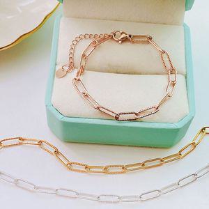 [써지컬스틸] 슬림 쁘띠 사선 클립 체인 목걸이 (3color,목걸이,팔찌 세트 가능)