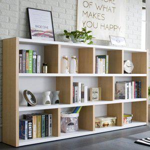 [기타]36T 가로형 와이드 책꽂이 2000 3단책장 낮은 수납장