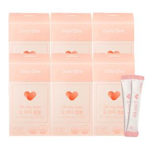 오마이 철분 30포 x 6개 비헴철 철분 엽산 비타민B 함유