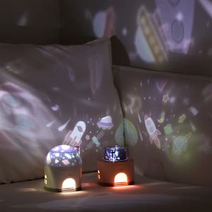 [무아스] 트윙클 회전식 프로젝터 멜로디 무드등