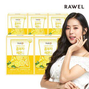 로엘 웰업 콤부차 레몬 30포 x 5박스 / 저칼로리 유산균 다이어트