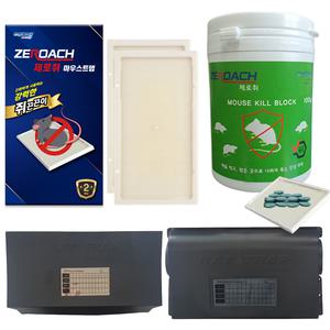 제로취 마우스트랩 60각(12개) / 쥐트랩 60각(120개) / 쥐끈끈이 쥐약