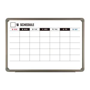 일반 스케줄 보드 한글형 600X900mm 칠판 화이트보드 보드판 제작 대형 소형