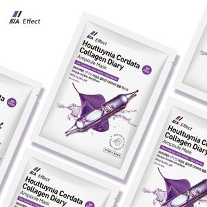 [100매, 50매] 비아이펙트 약산성 어성초 콜라겐 앰플마스크/ 뷰티인아시아 대용량팩/수분 보습 진정팩