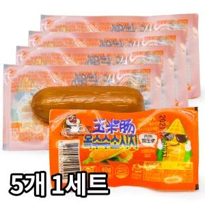 KC 옥수수 소시지 5개입 중국 소세지 식품 간식 반찬