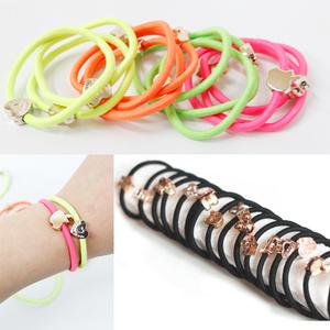 골드메달 머리끈 똥머리 헤어끈 머리방울 고무줄 검정