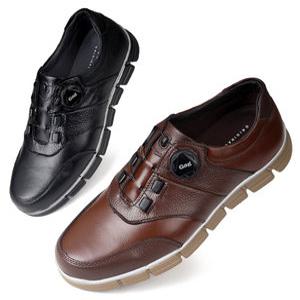 에스유니 소가죽 발편한 다이얼 남성캐주얼화 남성화 효도화 선물용신발 2color