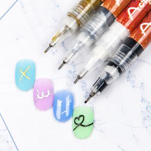 네일 드로잉펜 / 골드 실버 블랙 화이트 (택1) 라인 아트 네일펜