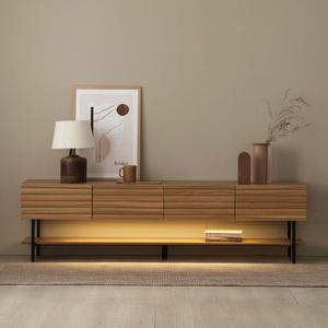 [리뷰이벤트] 파로마 하비 템바보드 LED조명 거실장 티비다이 티비장(1200/1800)