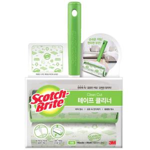 3M 스카치브라이트 대형 테이프클리너 핸들1 리필2