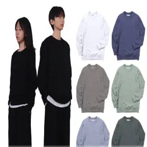 알베테 국내생산 기모 맨투맨 후드티 남여공용 빅사이즈 오버핏