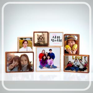 커플 웨딩 테이블액자 가족사진 미니액자 아기사진 소형