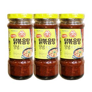 오뚜기 닭볶음탕 양념 235g 3개 갈비찜 해물찜