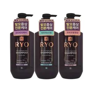 려 자양윤모 9ex 탈모증상케어 샴푸 400ml 지성 중건성 민감성 3종중선택