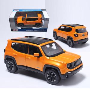 마이스토 1:24 지프 레니게이드 오렌지 자동차장난감 다이캐스트 모형
