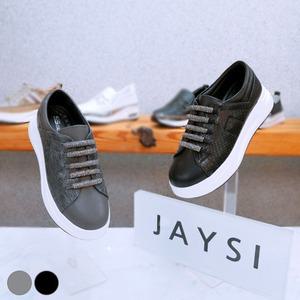 [제이시]제이시 소가죽 여성 스니커즈 밴딩 슬립온 K047