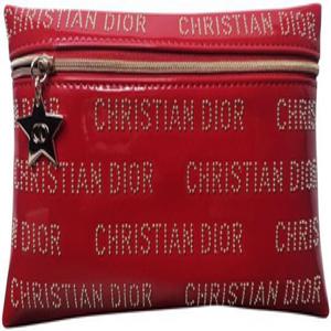 크리스찬 디올 스터드 파우치 레드 디올뷰티 화장품 파우치