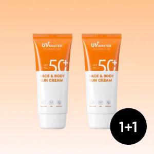[2개]유브이 마스터 페이스 앤 바디 선크림 80ml