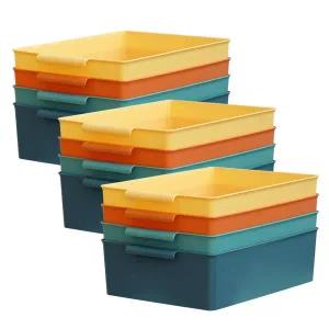 아트박스/보노하우스 핸들러 바스켓 컬러블시리즈 L 12P 대용량특가