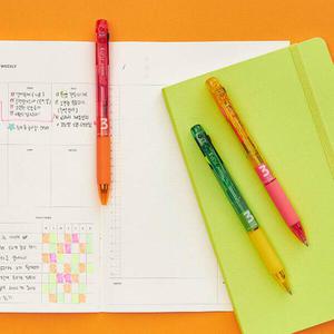 아트박스/문구앤토이스 [모나미] 플립3-3색 형광볼펜 (12개 1타)