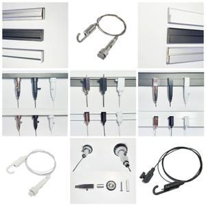 레일 액자걸이 강력잠금 와이어 갤러리 사진 그림걸이 픽쳐 레일(은/흑/백) 벽 천정 설치