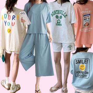 봄여름여성트레이닝세트 여름신상빅사이즈/투피스/집업/밴딩/와이드/조거/냉장고/쿨/반바지/아노락/반