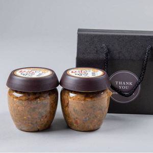 [한칼식품]땡초비빔된장 선물세트2호_530g2개 + 선물상자