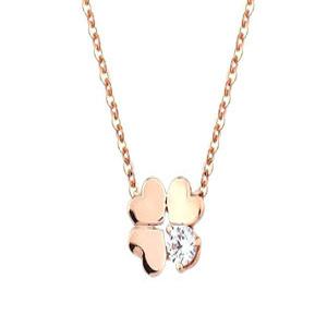 14K 네잎클로버 크로바 목걸이 여자친구 기념일 선물