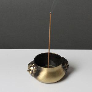 주물 사자귀 향로 연꽃 향꽂이 인센스스틱홀더 향받침 선향 인센스꽂이