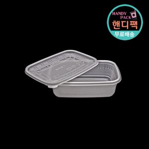 포장 사각 밀폐용기 죽용기 일회용 사각죽용기-중 배달 100개
