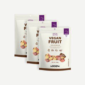[닥터독] 비건 트릿 간식 후르츠 100g 3개