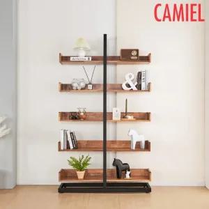 더킨 멀바우 1200 5단 철제 포인트 책장RE_EL0313