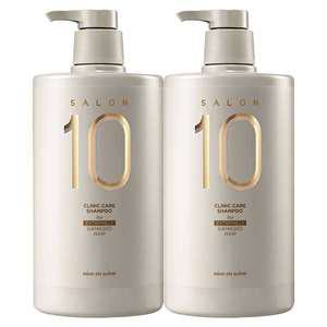 미쟝센 살롱10, 샴푸, 990ml, 극손상, 2개