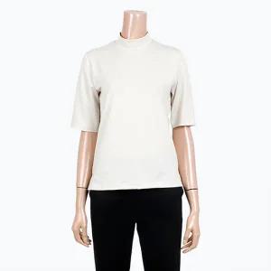 [롯데백화점]꾸즈 하프넥 5부 소매 티셔츠(CO980T1-LM)