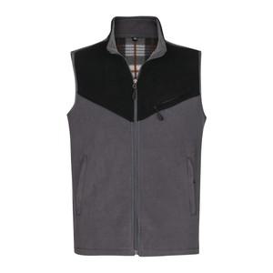 남자 겨울 기모 포켓 신축성 조끼 HS-VEK-WF40-그레이