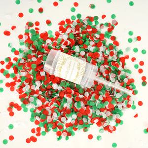 플라워샤워 축포 (크리스마스) 컨페티 꽃가루 파티 용품 축하