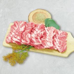 [국제식품] 우리돼지 한돈 냉장 칼집 벌집 목살 400g(구이용,바베큐용)