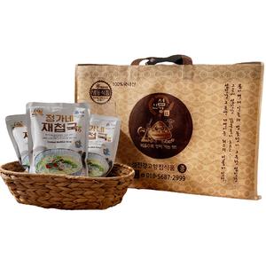 하동 섬진강 정가네 재첩국500g*6팩 (국내산100%)