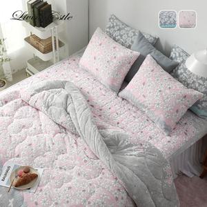 국산 겨울 착번아웃 극세사 차렵이불 + 베개 + 패드 풀세트 Q 플루이 5mm 밍크