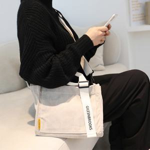 프롬헤븐 로이고 골덴가방 남녀공용 미니에코백