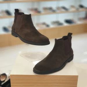 [미소페] by미소페 남성 스웨이드 첼시 부츠 (3cm) 122246004