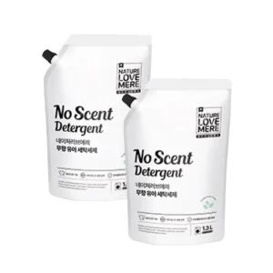네이쳐러브메레 무향 세제 리필 1팩+1팩 세트