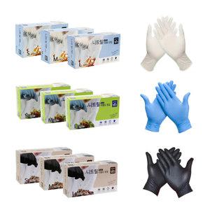 명진 니트릴 라텍스 장갑 (소중대) 100매 요리 위생 일회용 미용 다용도 장갑