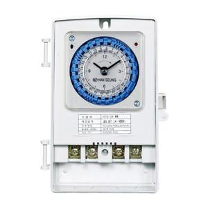 한승 방우형 대용량 아날로그 타임스위치 HTS-24R 일반형 간판타이머 대용량타임스위치 아나로그 전원 시간